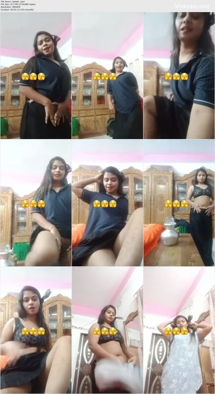 Big Ass Bengali Bhabi Dances and Rubs Pussy