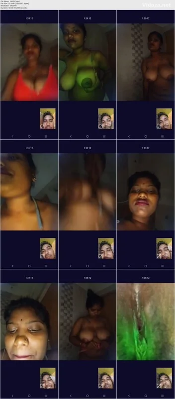 Desi Bhabhi Shows Her Big Boobs to Secret Lover