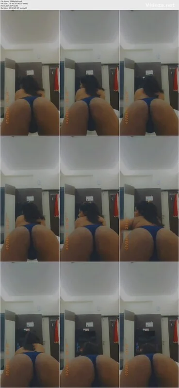 horny chubby indian gf teasing on bed