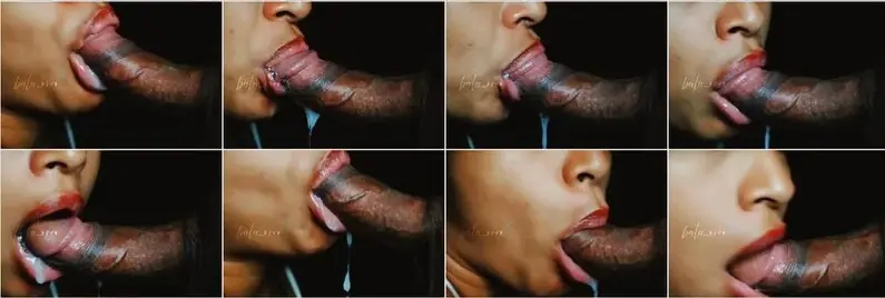indian babe giving blowjob pov