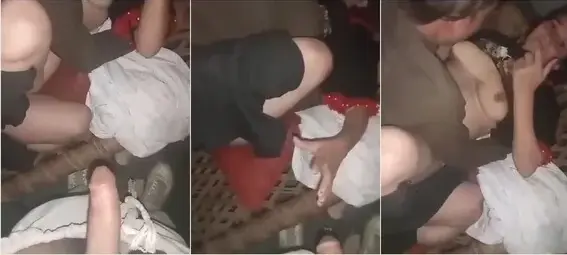 paki village wife doing 3some with two men
