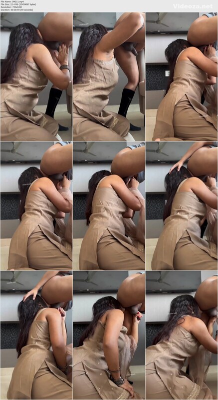 Sexy Bhabi gives rimjob then gets fucked doggystyle