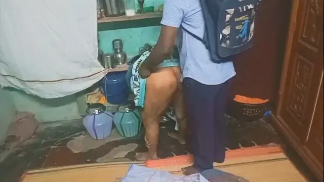 Tamil Aunty Getting Fucked by Her Stepson
