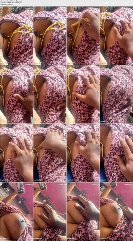 Tamil Husband Pressing His Wife’s Big Boobs