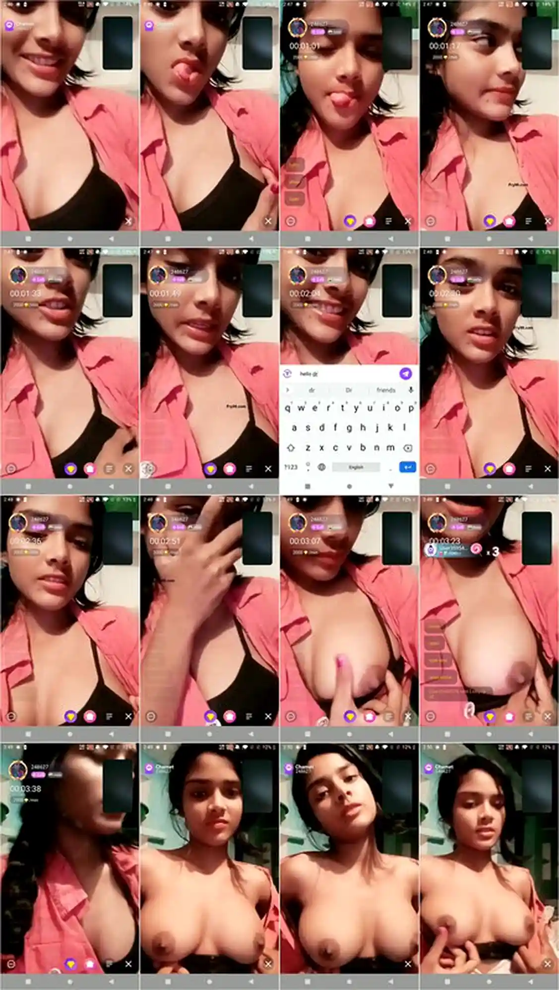 Hot Babe on Live Stream Finally Shows Her Big Perfect Tits