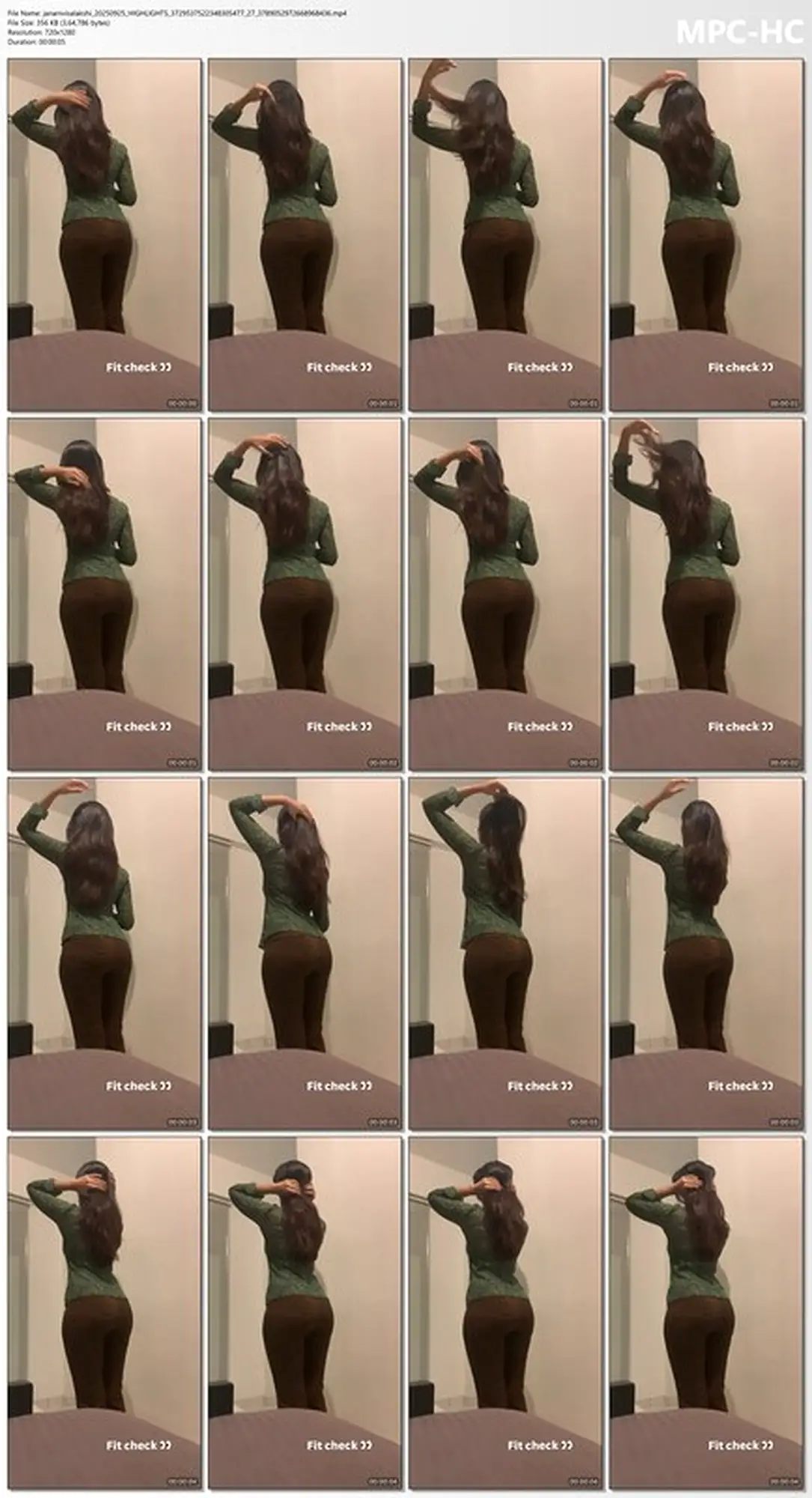 Janani Visalakshi Insta Exclusive Ass Tease