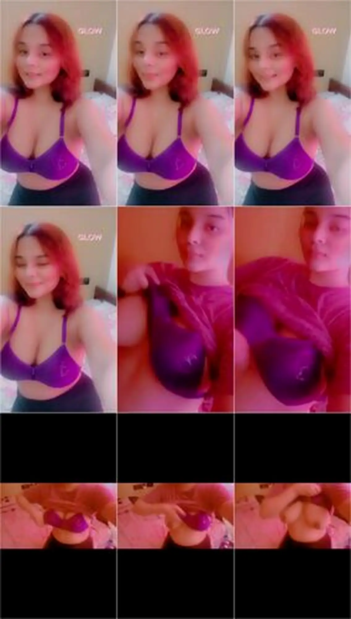 Desi Beauty Pulls Up Bra Big Boobs Reveal