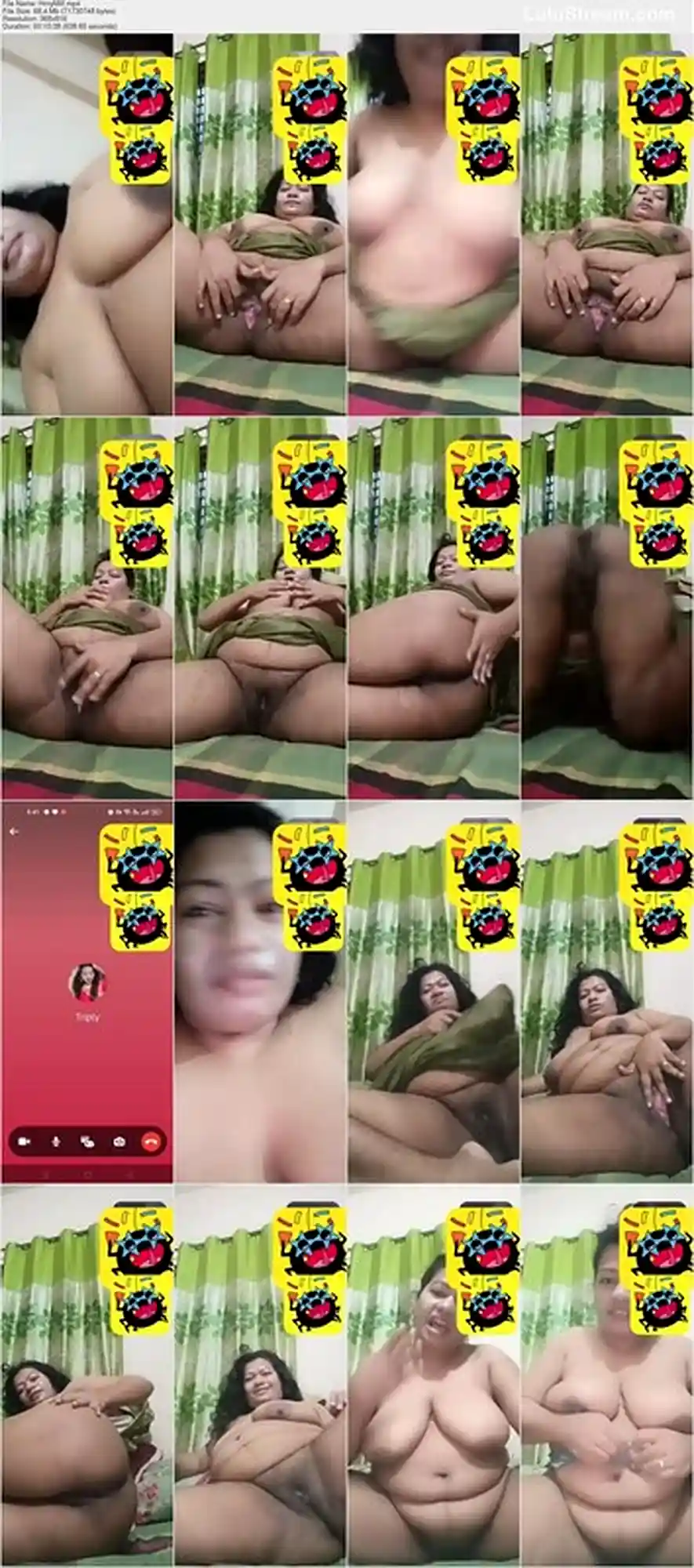 Horny Chubby Milf Showing Pussy and Asshole