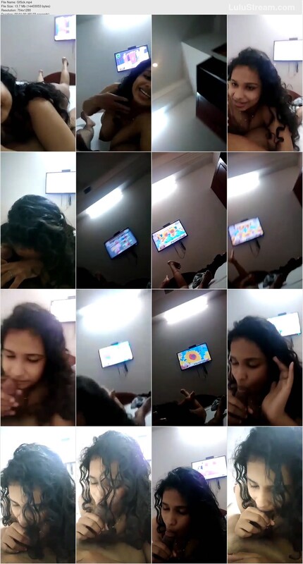 Mallu Curly GF Sloppy Blowjob