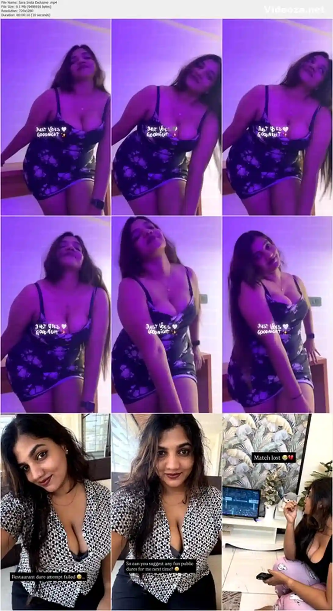 Mallu Sara Sexy Night Dance Tease