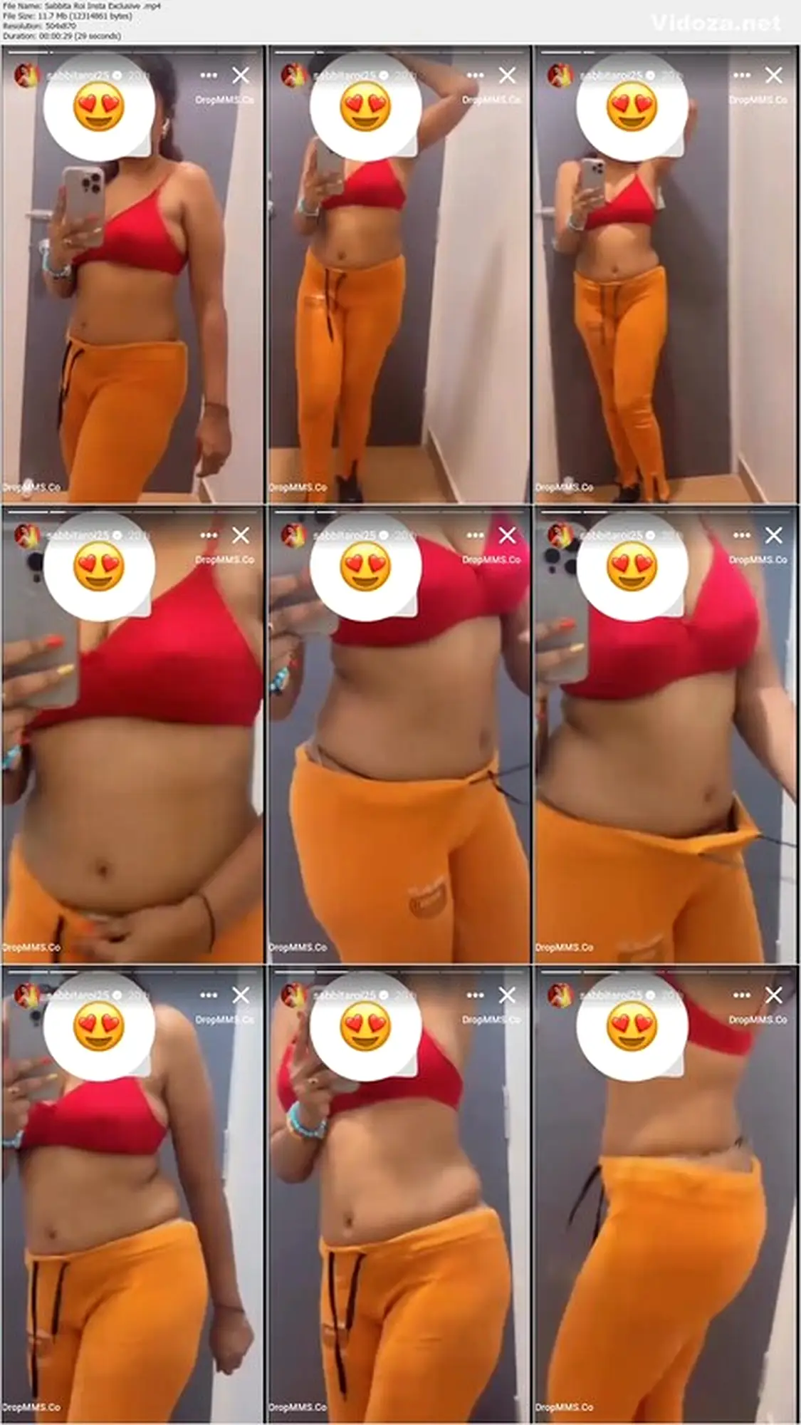 Tamil Actress Sabbita Roi Exclusive Insta Reels Hot Selfies