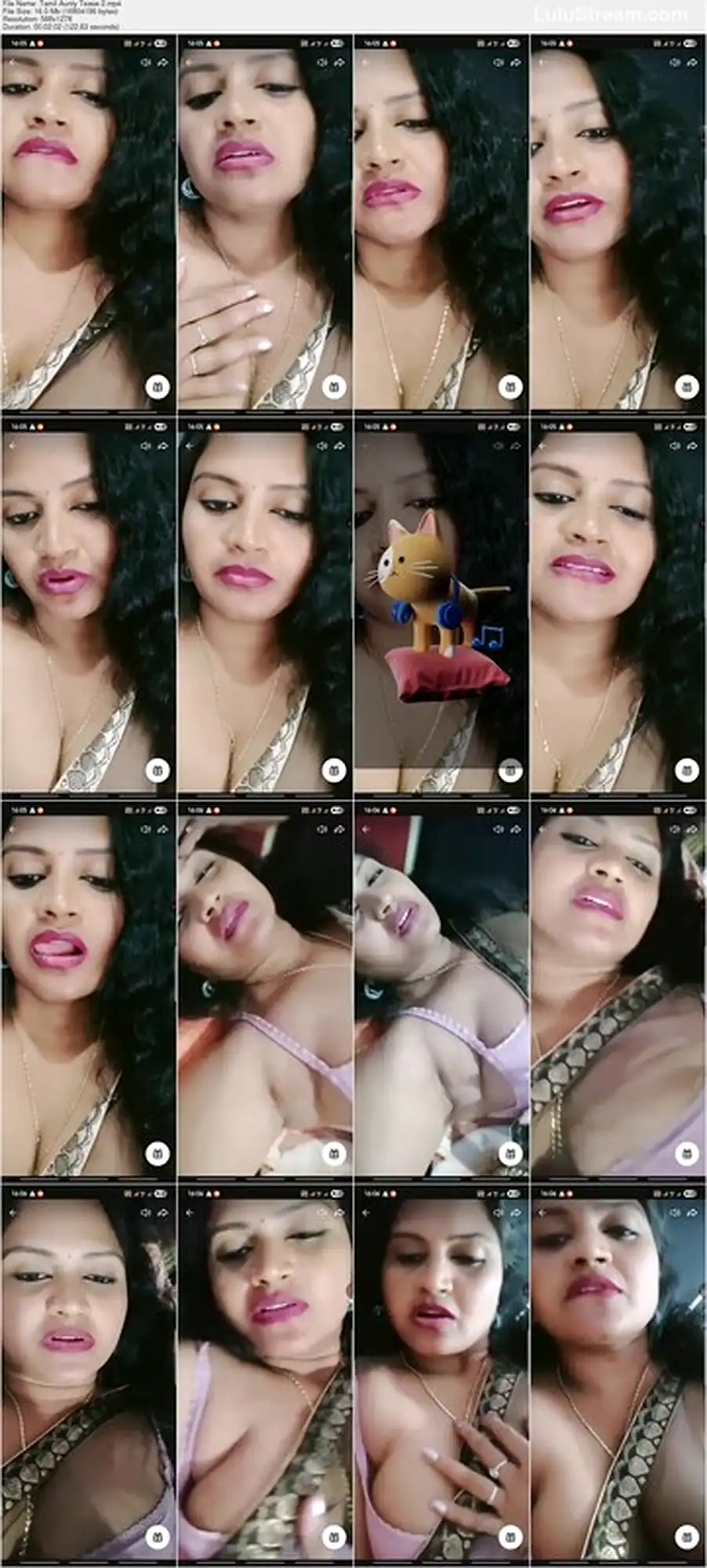Tamil Insta Fam Aunty Teasing on Tango Live Show