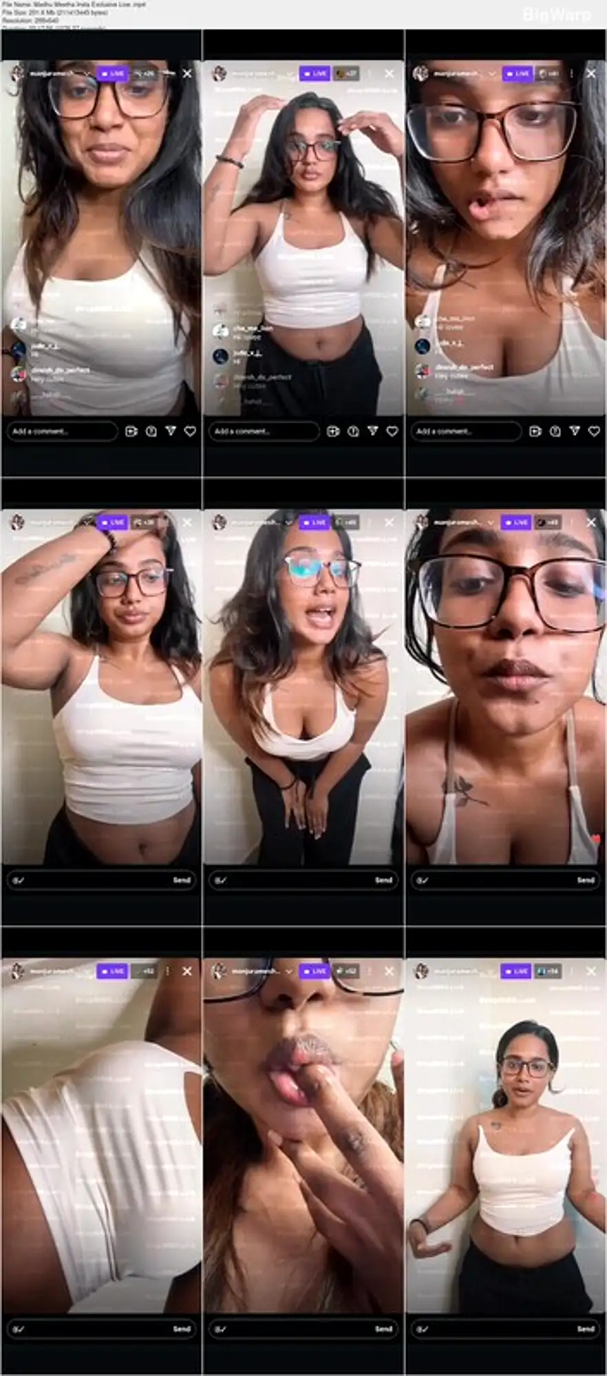 Madhu Meetha Insta Exclusive Live Tease