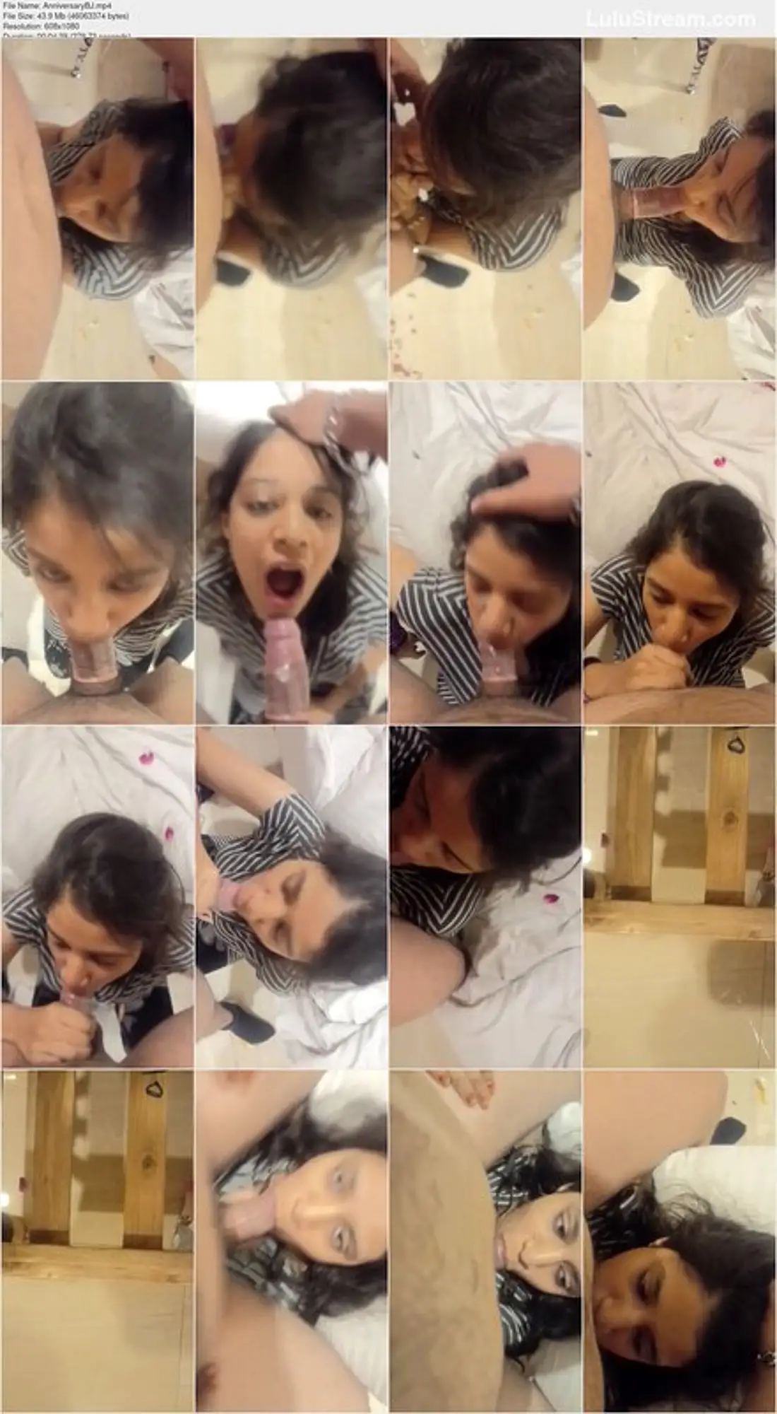 Sexy GF Anniversary Sloppy Blowjob