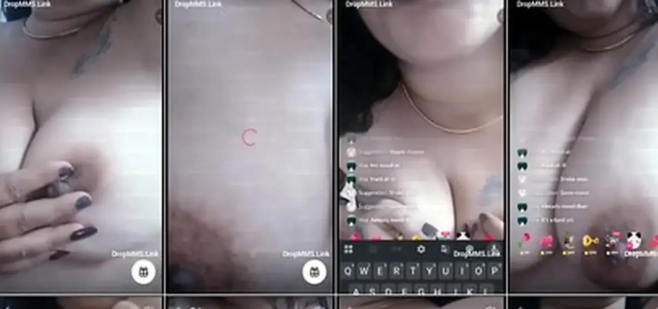 Mallu SrijaNair Topless Boobs Squeeze 1to1 Live